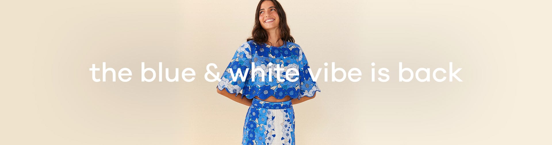 blue and white  FARM Rio