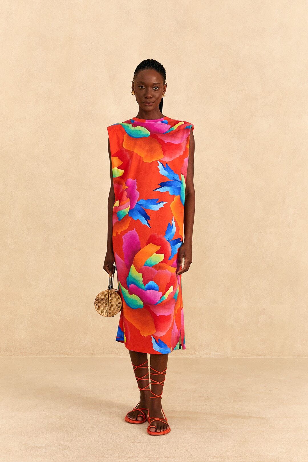 Red Ombre Chita T-Shirt Dress – FARM Rio