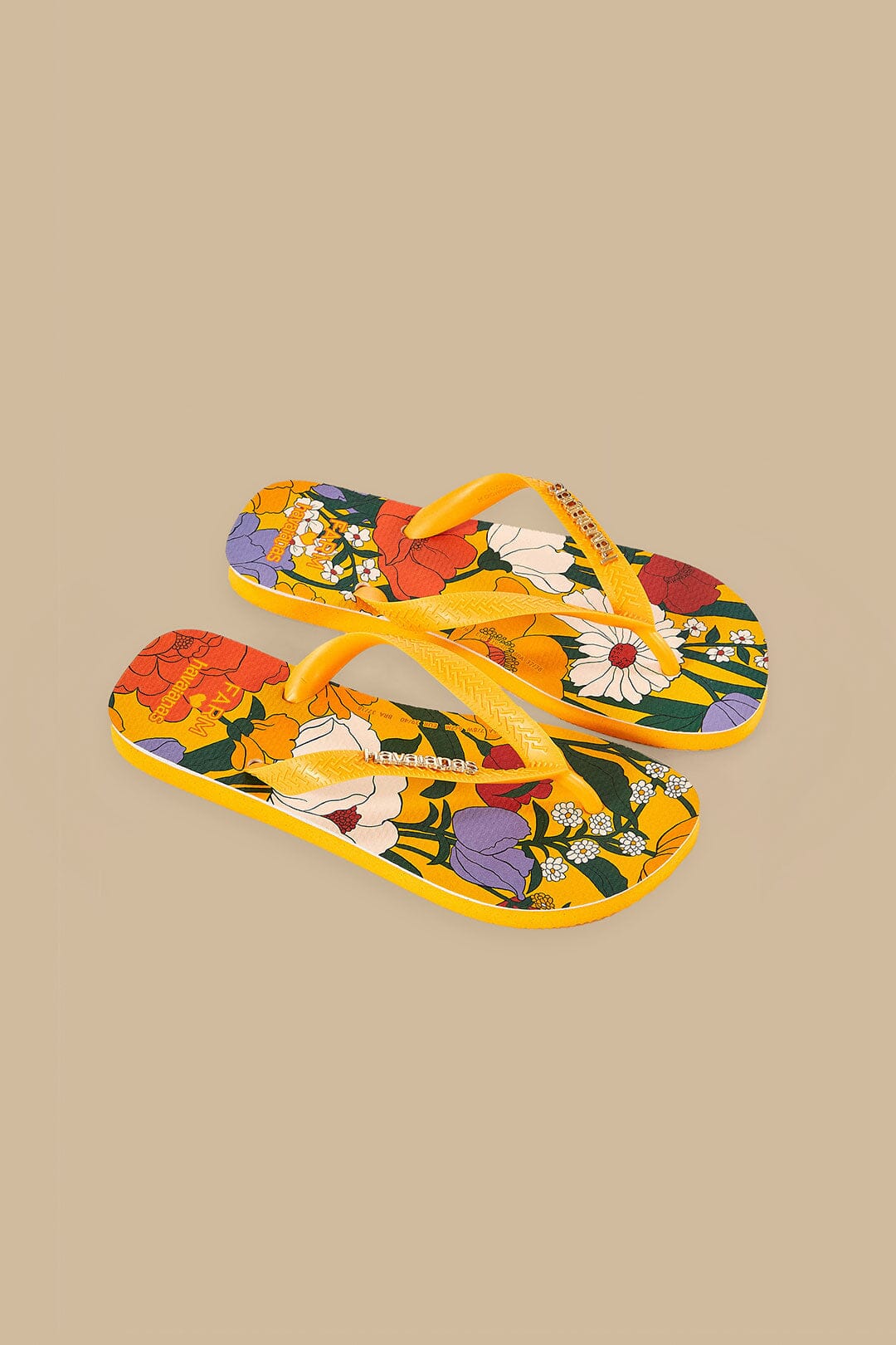 Sandales Havaianas fleuries bucoliques