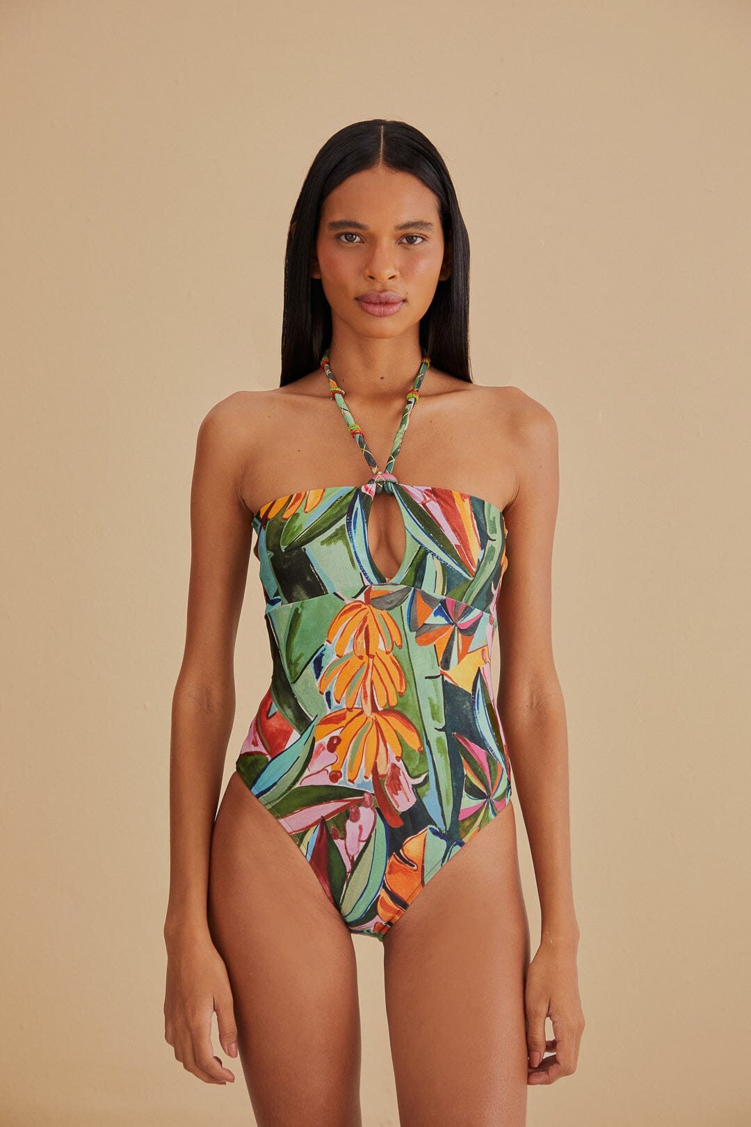 Banana Foliage One Piece Swimsuit – FARM Rio - Main Image