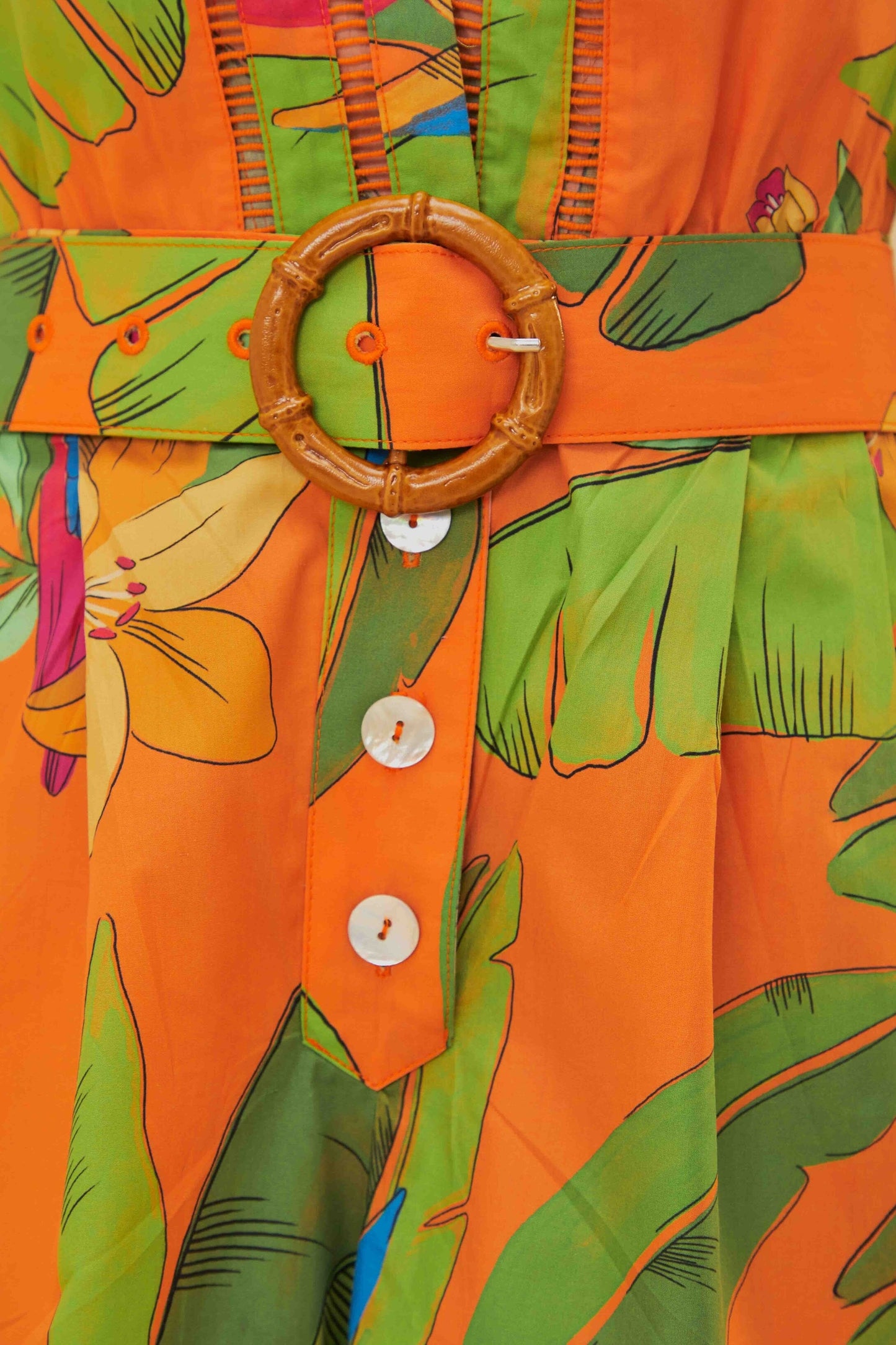 Barboteuse Aras Frais Orange