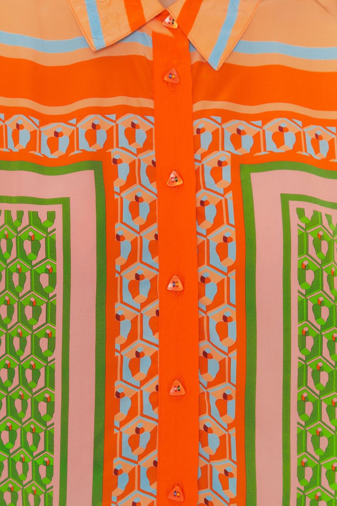 Mixed Cashew Long Sleeve Shirt