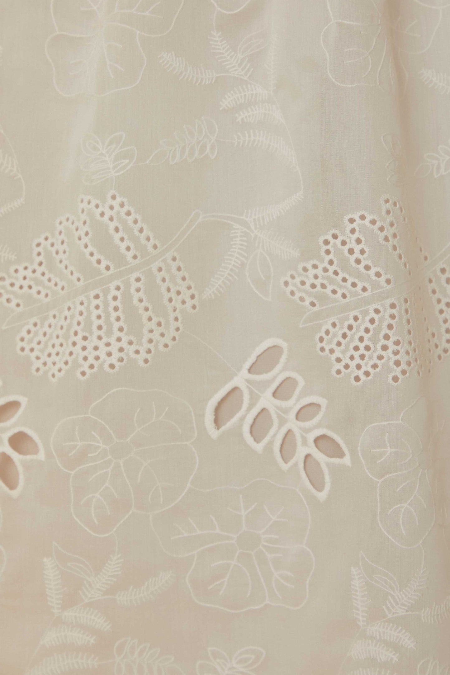 Robe midi blanc cassé