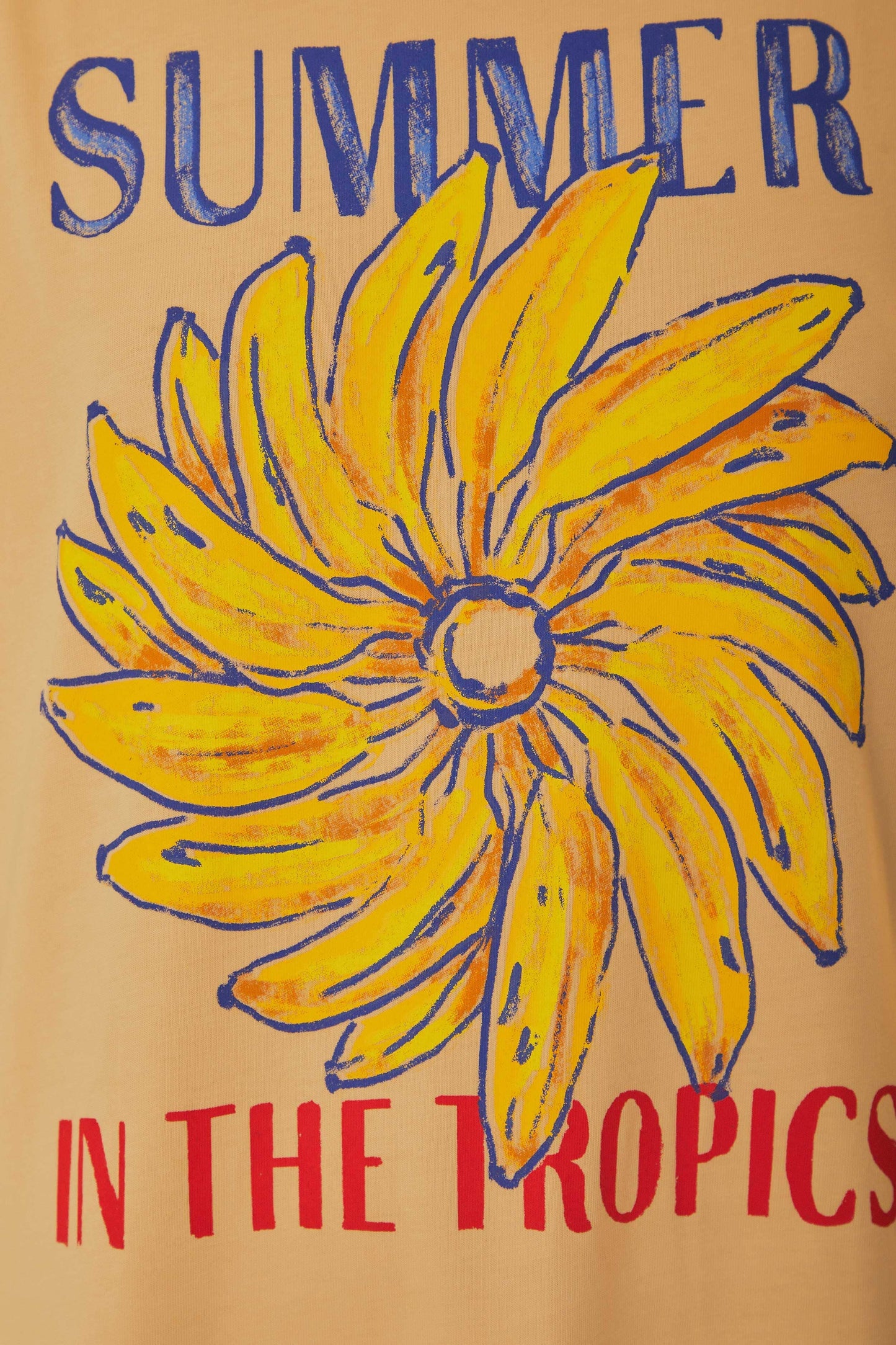 Robe à franges en coton biologique Sand Summer In The Tropics