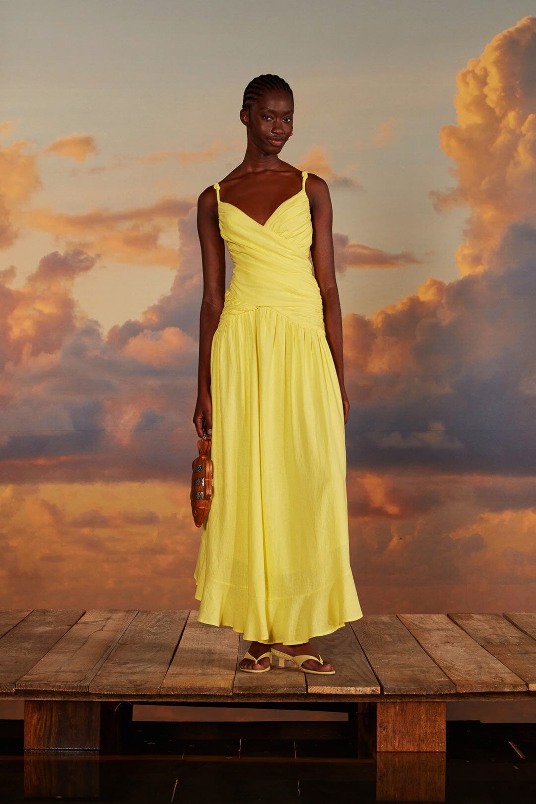 farm rio yellow summer garden maxi dress crazyblondelifeblog on LTK