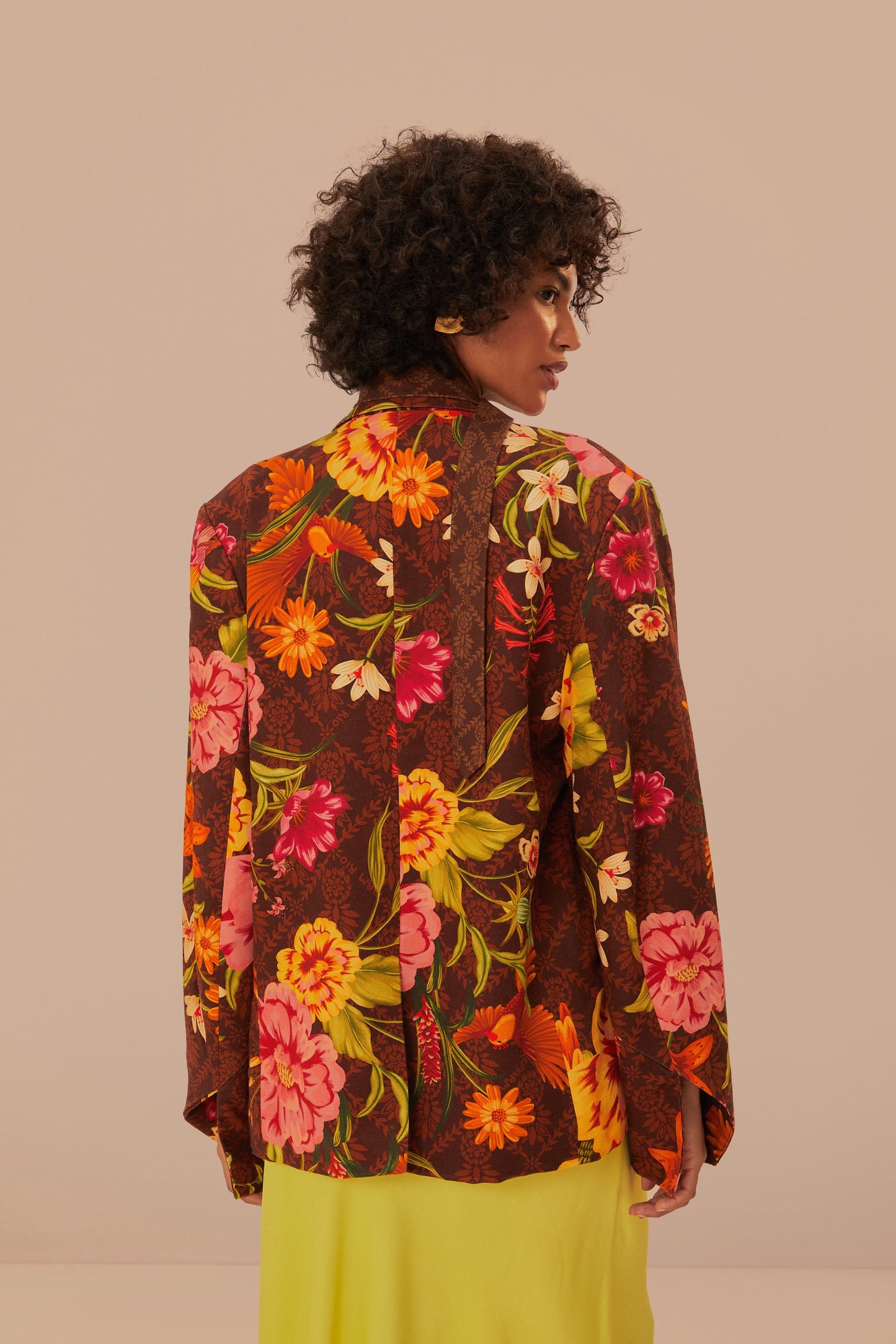 Blazer de jardin charmant marron