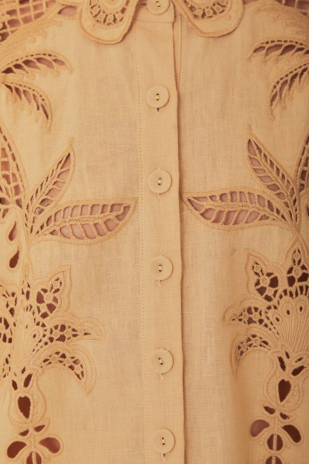 Khaki Palms Richelieu Euroflax™ Premium Linen Shirt