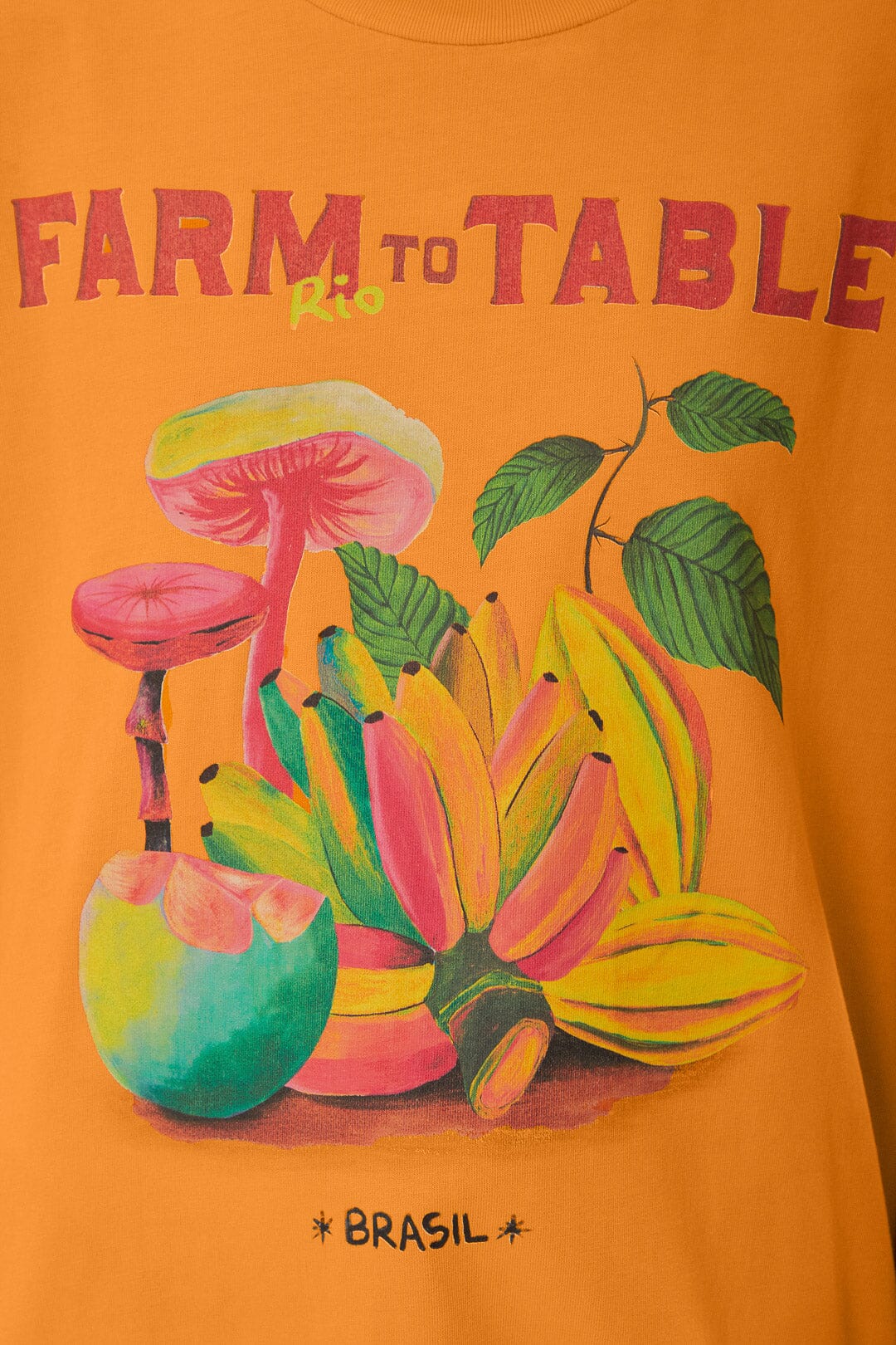 Orange Farm T-shirt en coton biologique Rio To Table
