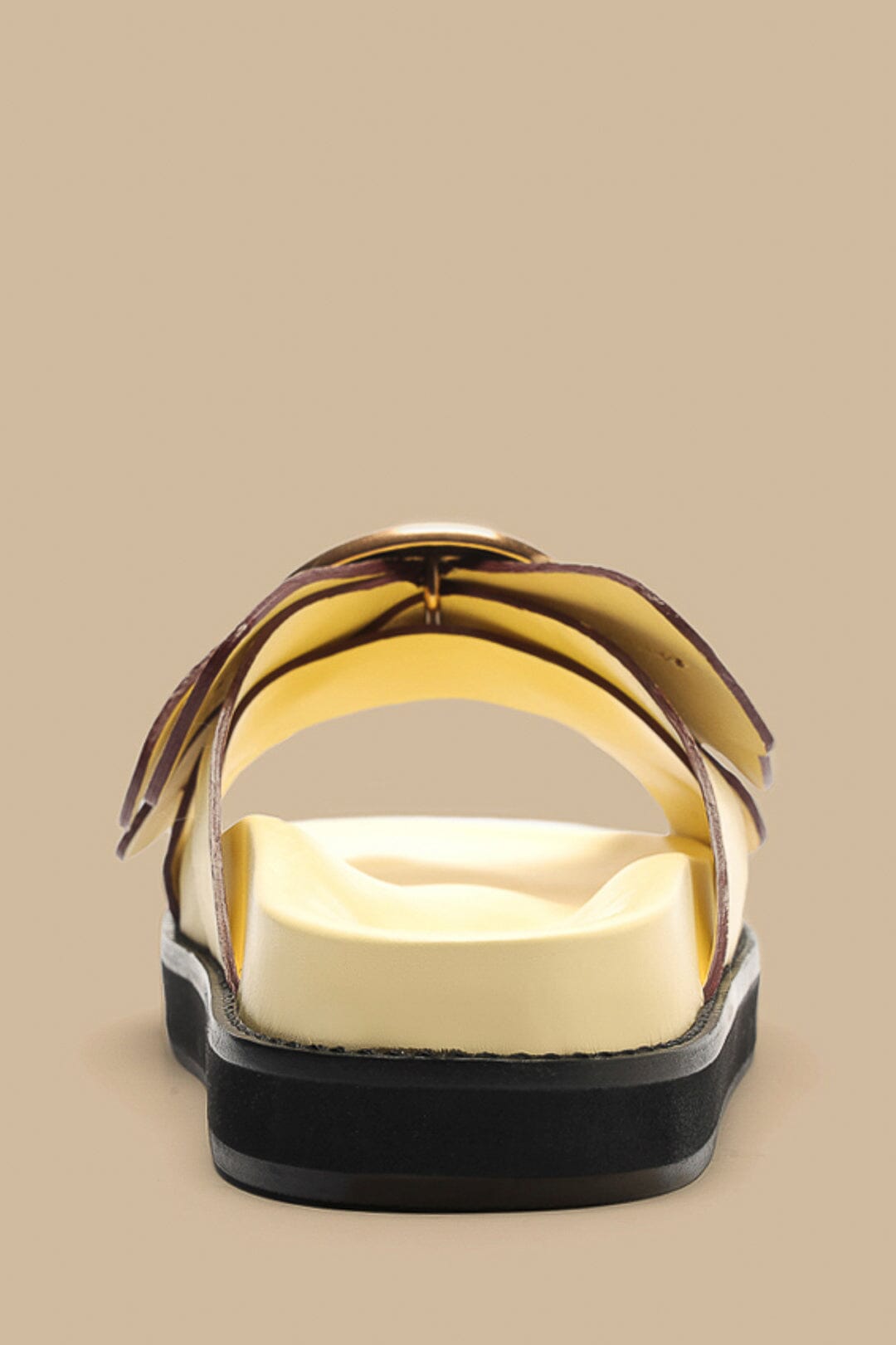 Sandale à enfiler Daisy jaune banane