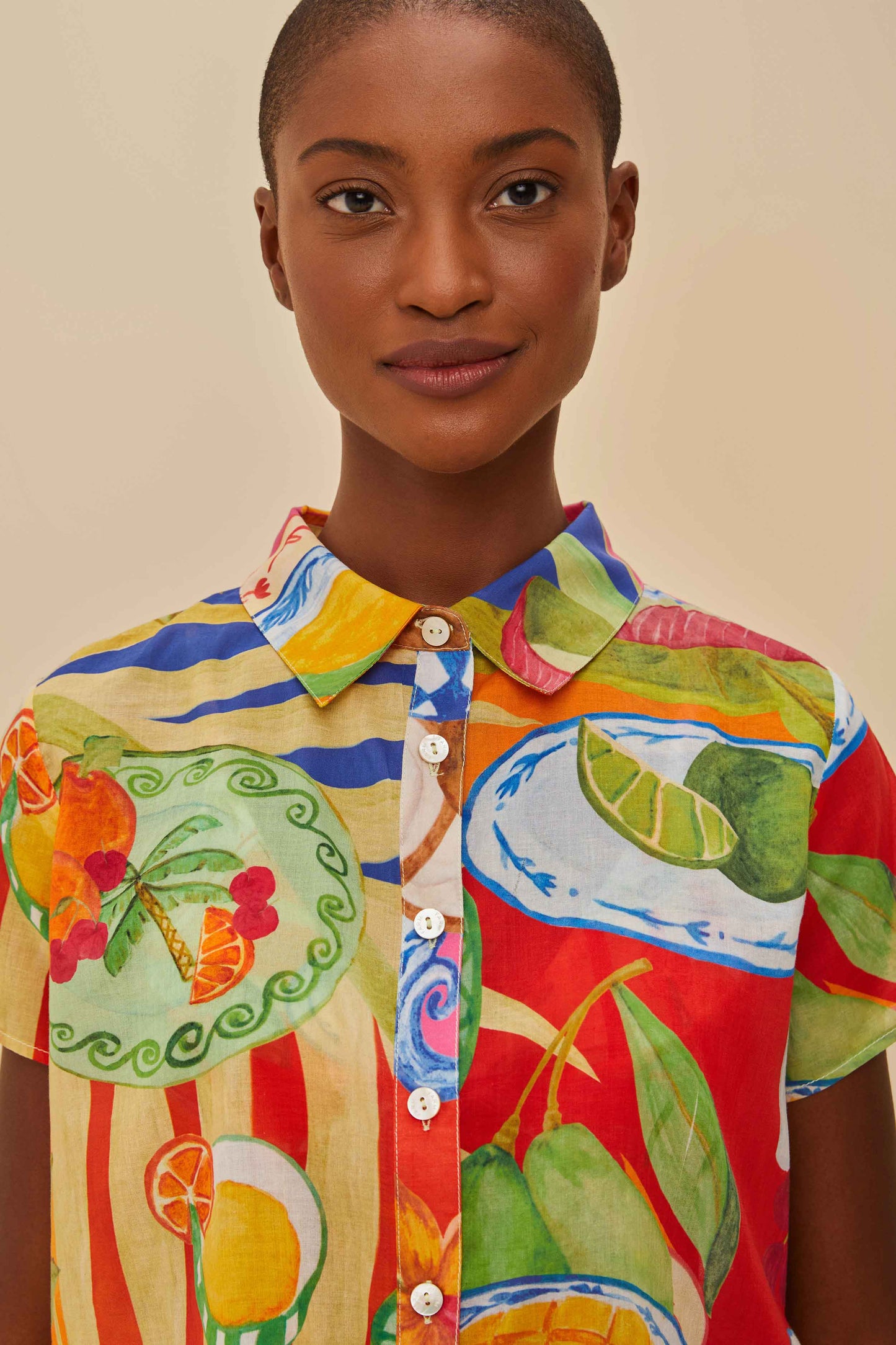 Multicolor Summer Picnic Shirt