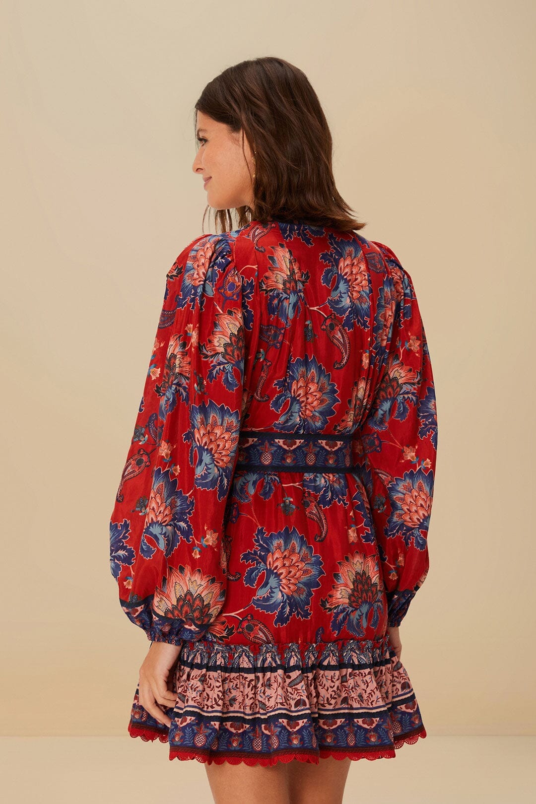 Red Luang Mini Dress