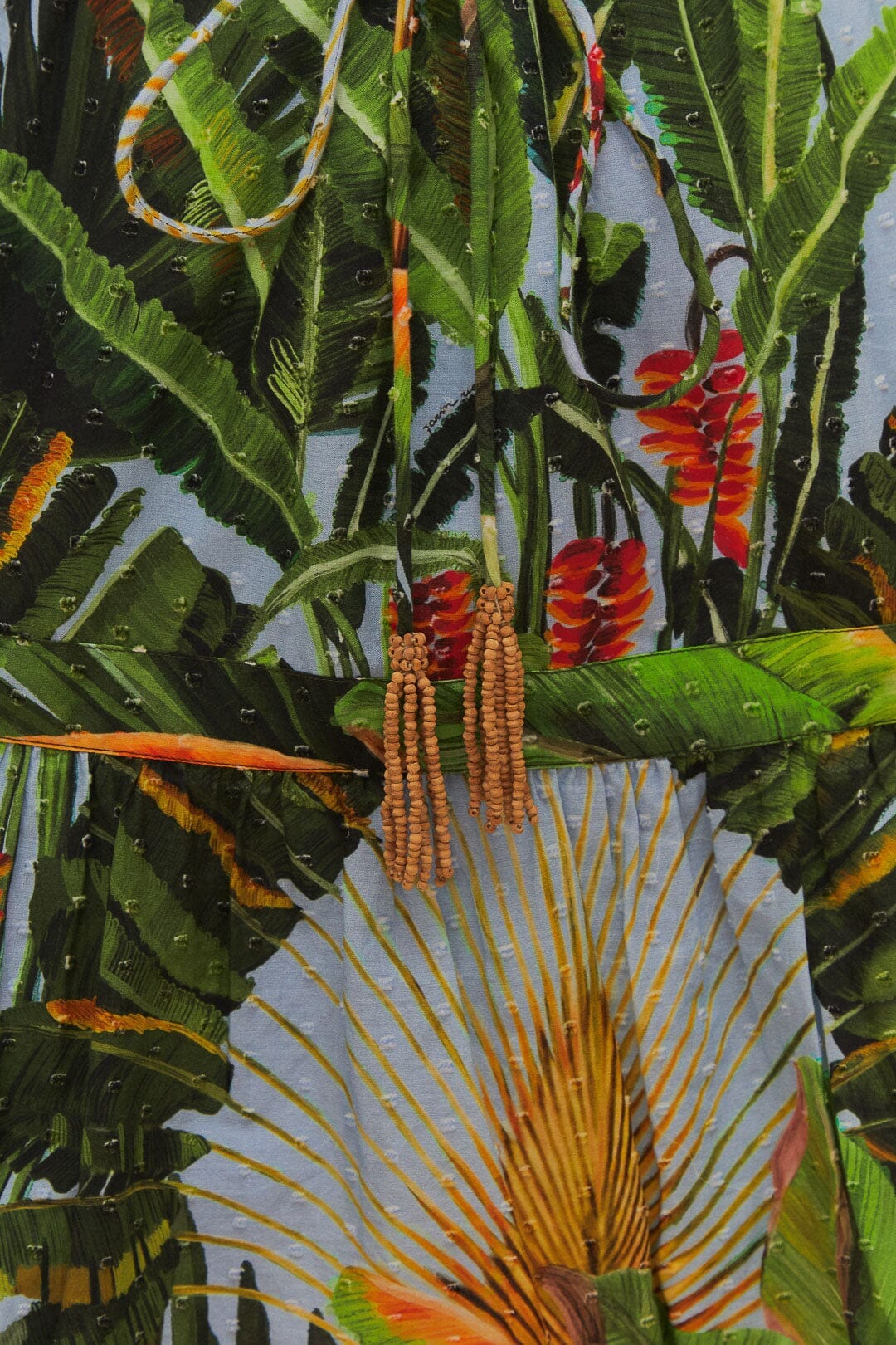 Blue Amazonia Forest Mini Dress