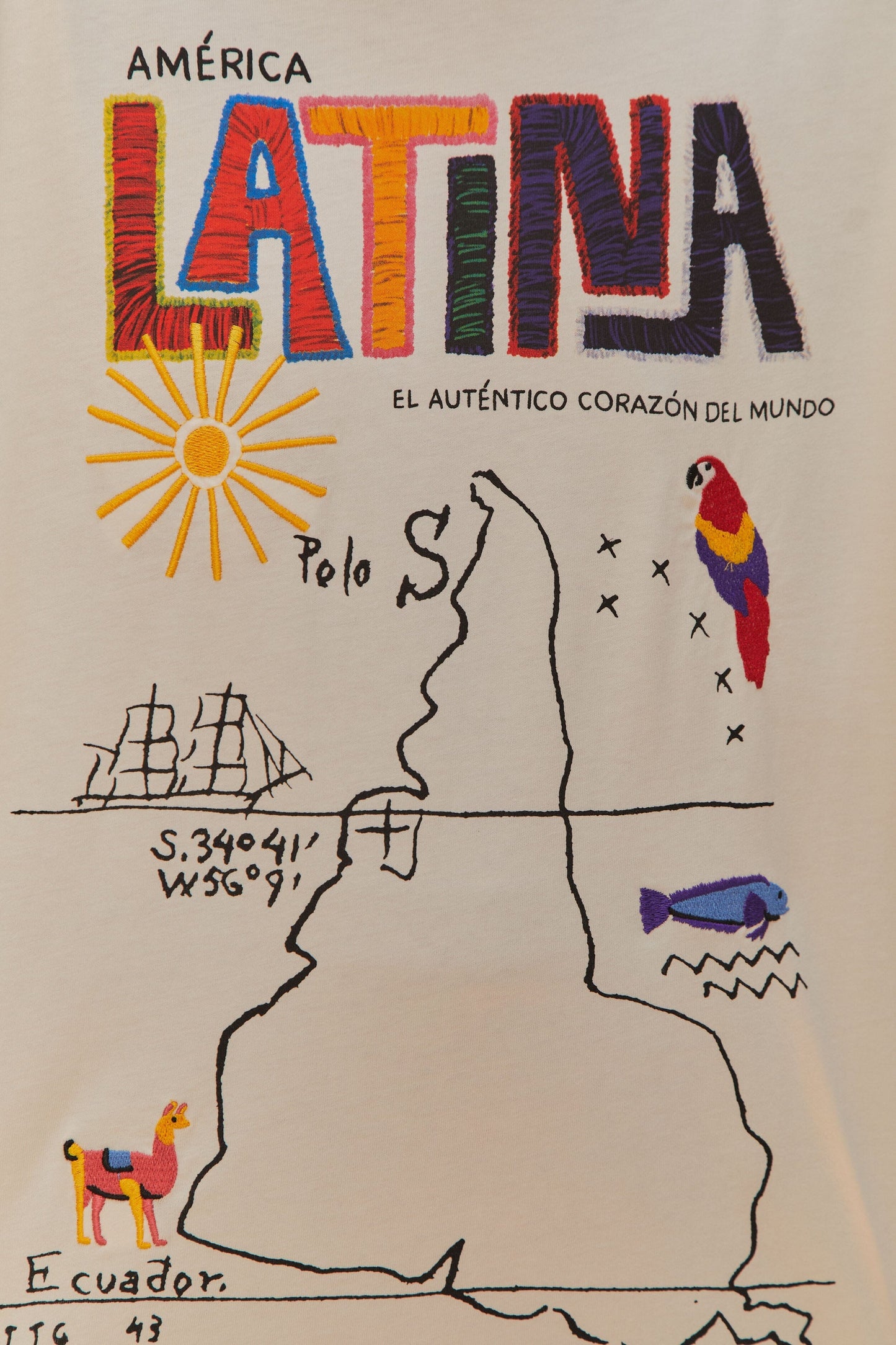 T-shirt décontracté Off-White America Latina