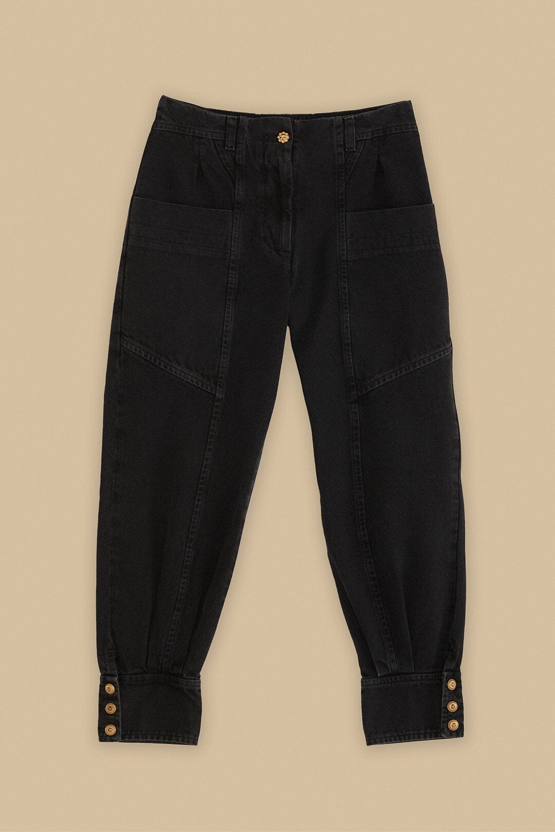 PANTALON EN JEAN NOIR