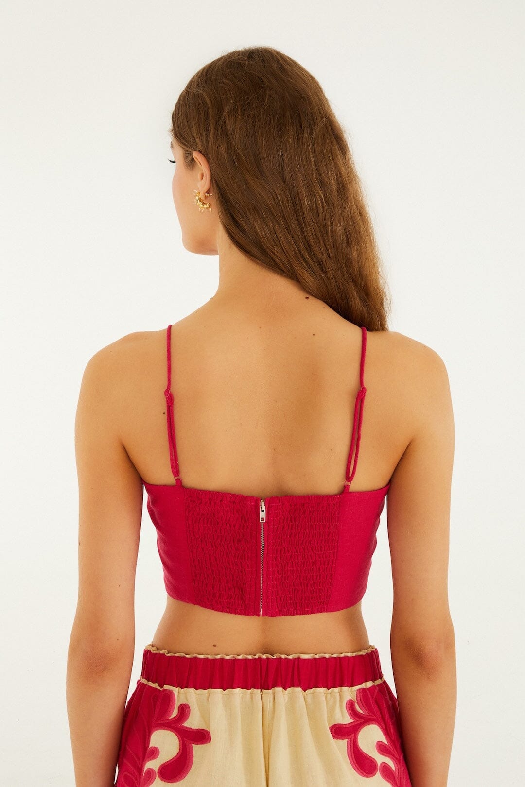 Pink Spring Arabesc Cutwork Lenzing Ecovero Euroflax Kimono