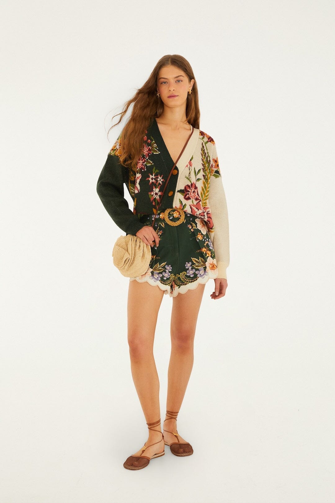 Strickjacke aus Naturmaterialien