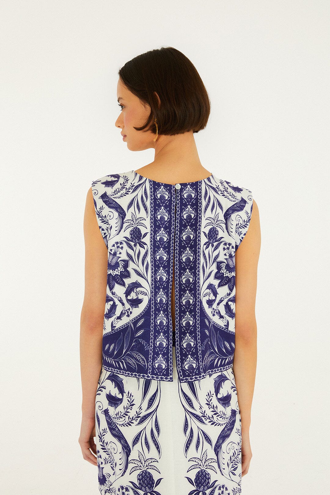 Haut court Off-White Nina Lenzing™ Ecovero™ Euroflax™