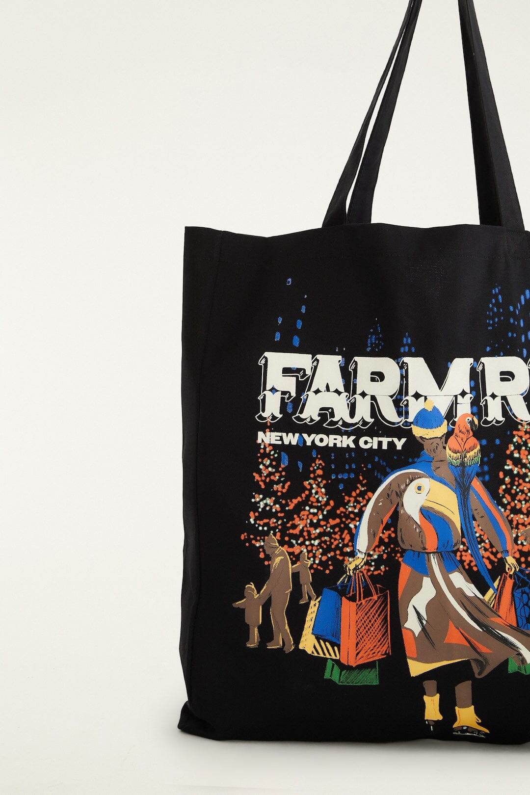 Black Nyc Skating Tote Bag