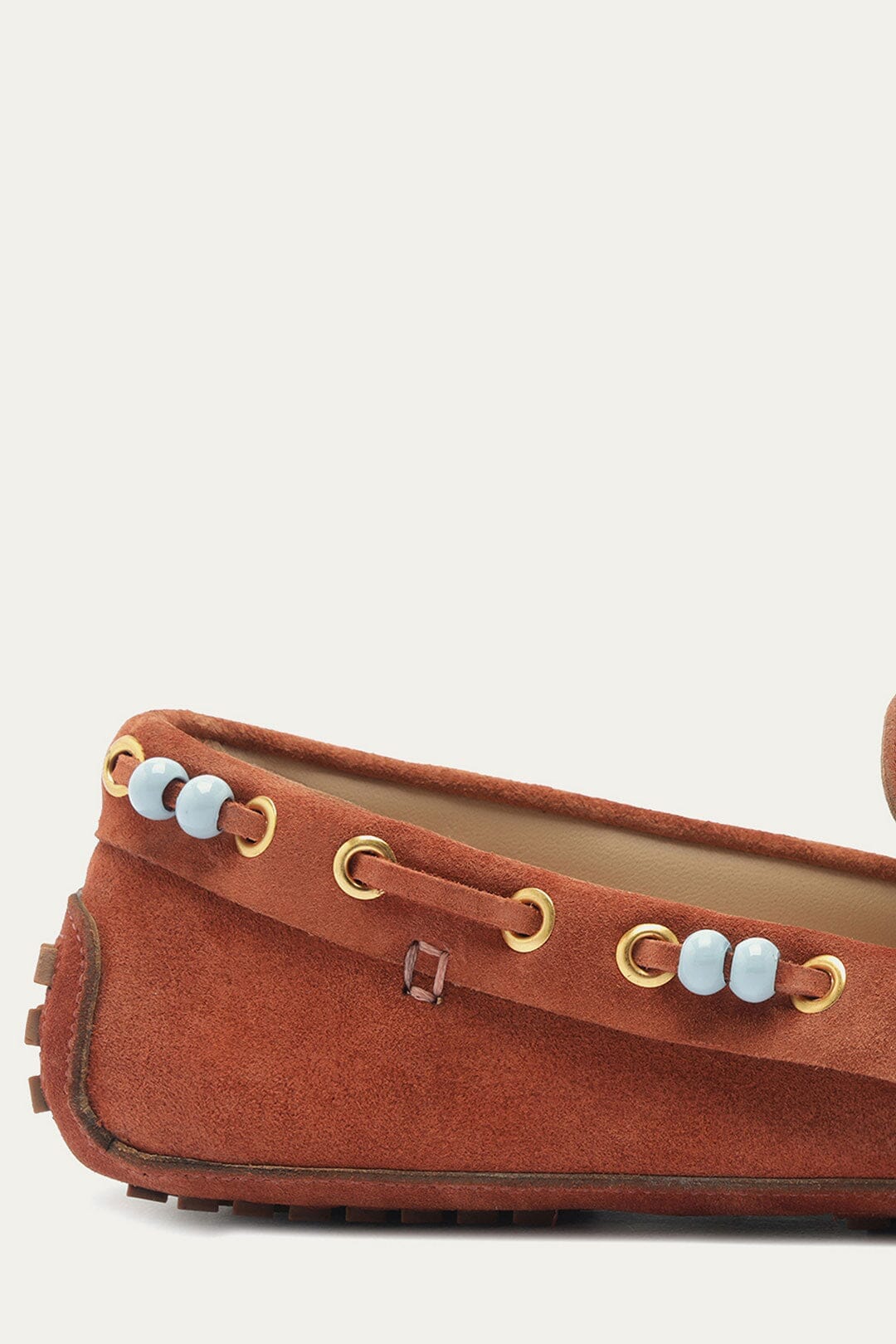 Brown Tassel Suede Moccasin