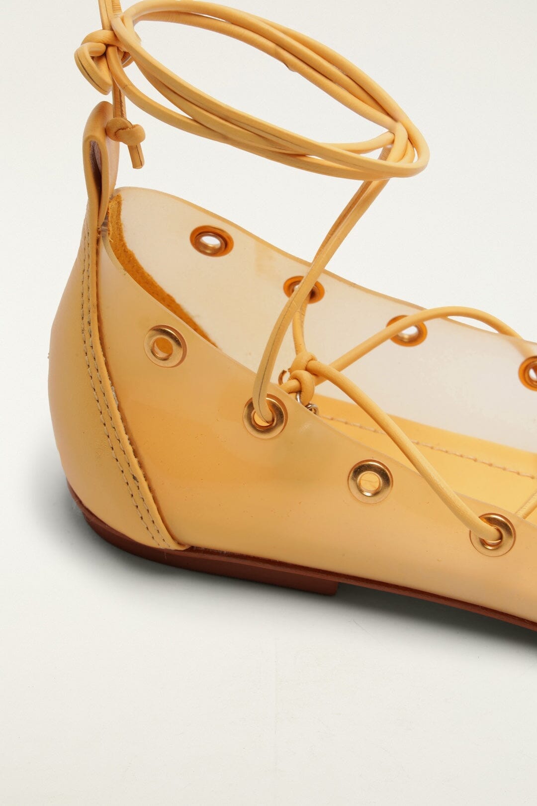 Sand Sea Lace Up Jelly Ballerina
