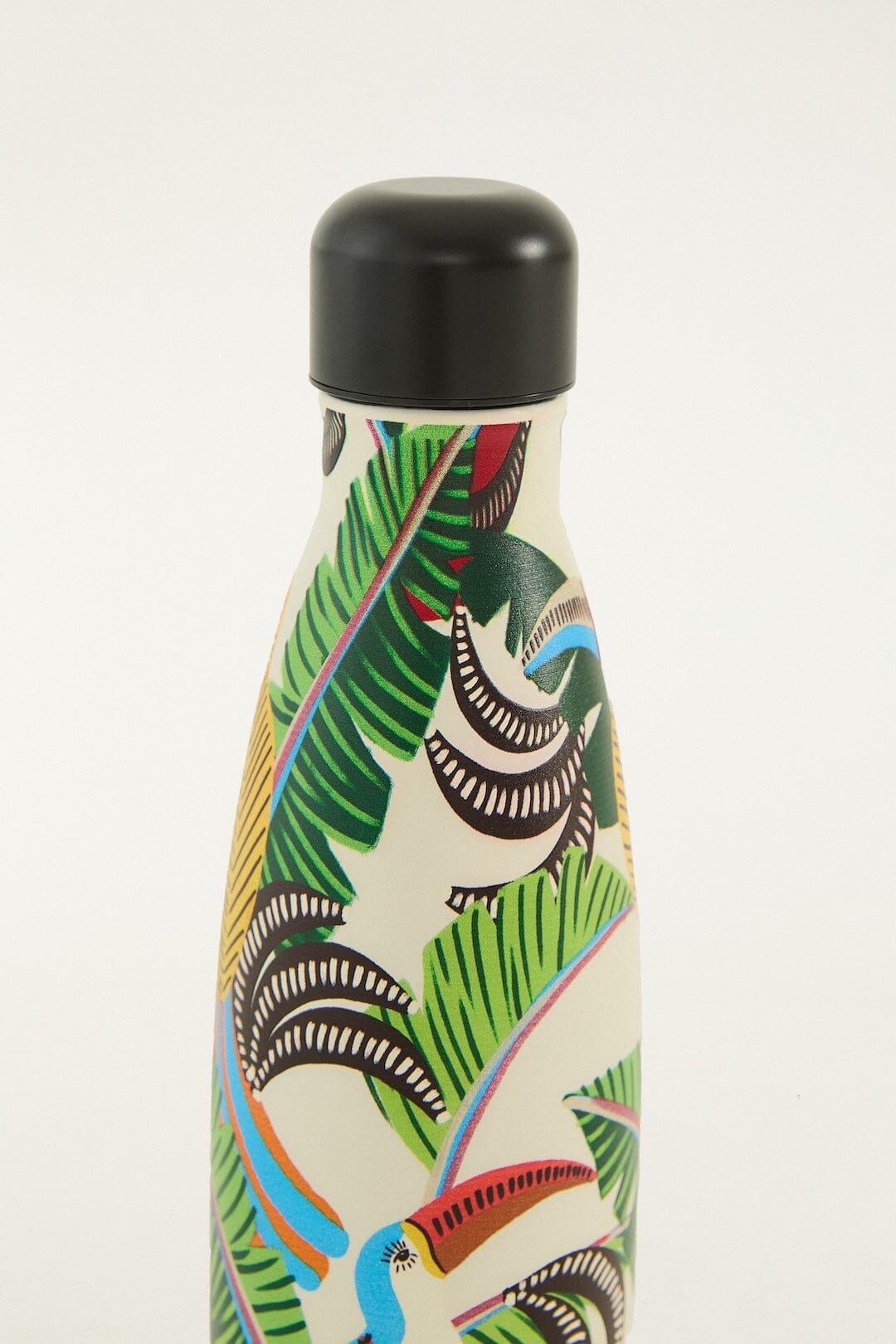 Bouteille de 500 ml de toucan avec feuillage, fraîcheur garantie