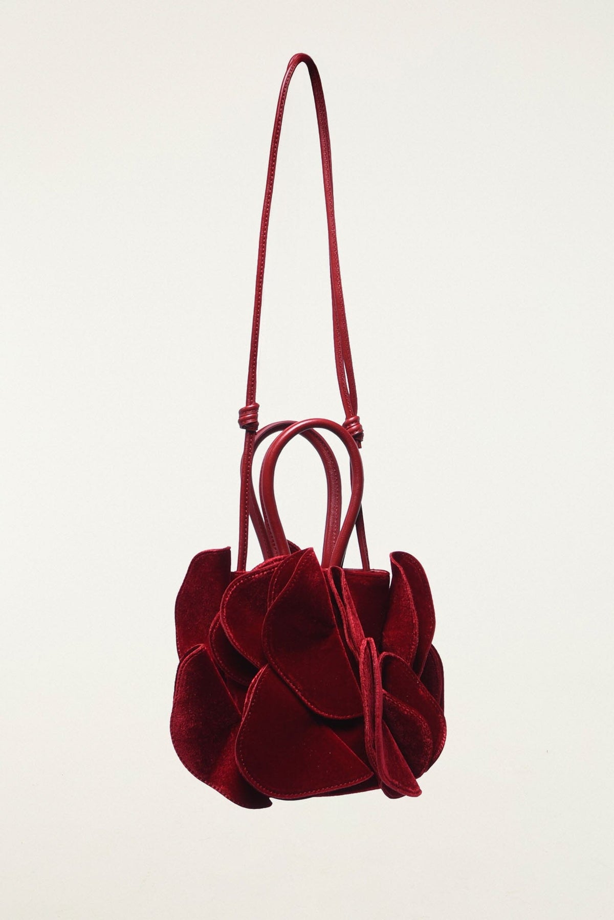 Velvet Flower Handbag