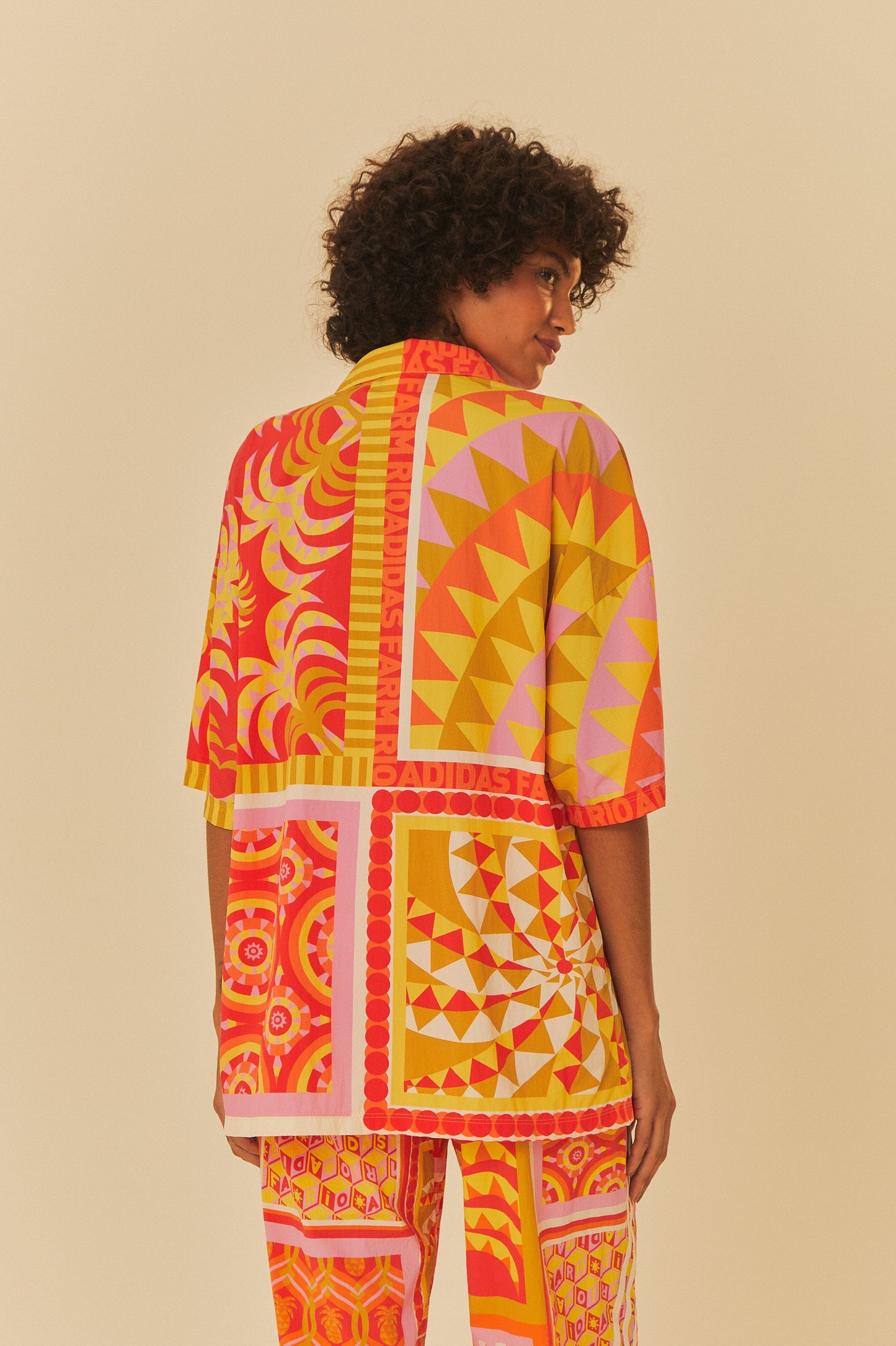 Haut Adidas Farm Solar Kaleidoscope Rose