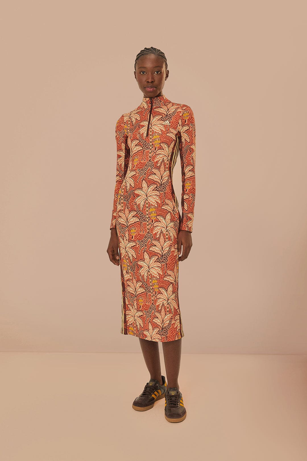 Red Adidas Farm Rio Zip-up Dress – FARM Rio1