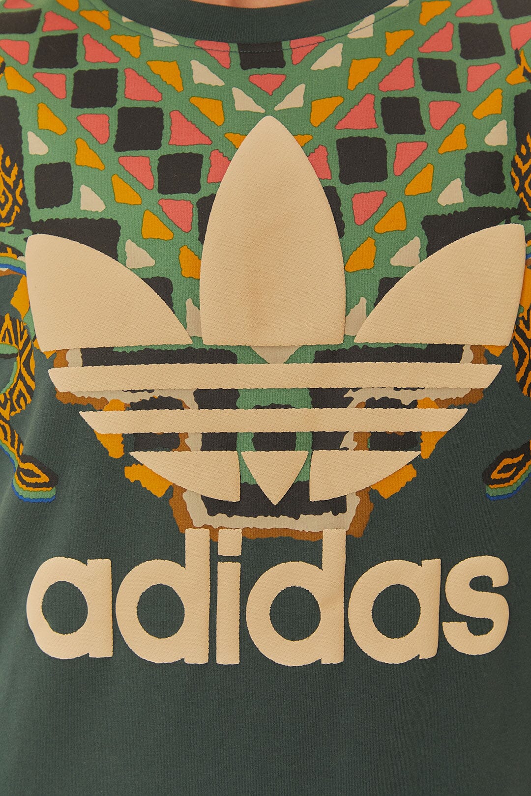 Robe t-shirt verte Adidas Farm Rio