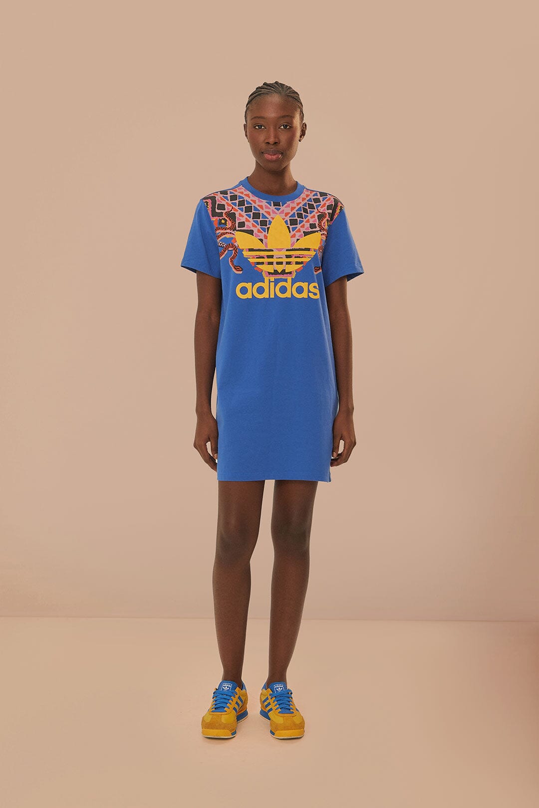 adidas t shirt dress Blue Adidas Farm Rio T-Shirt Dress – FARM Rio