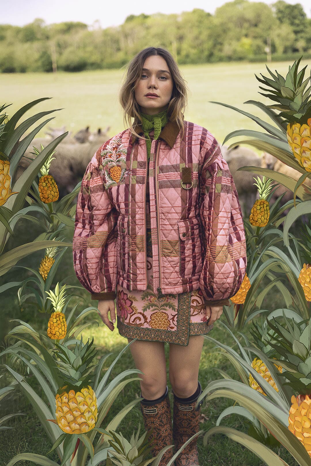 Ana-Clara Quilted Jacket | FARM Rio