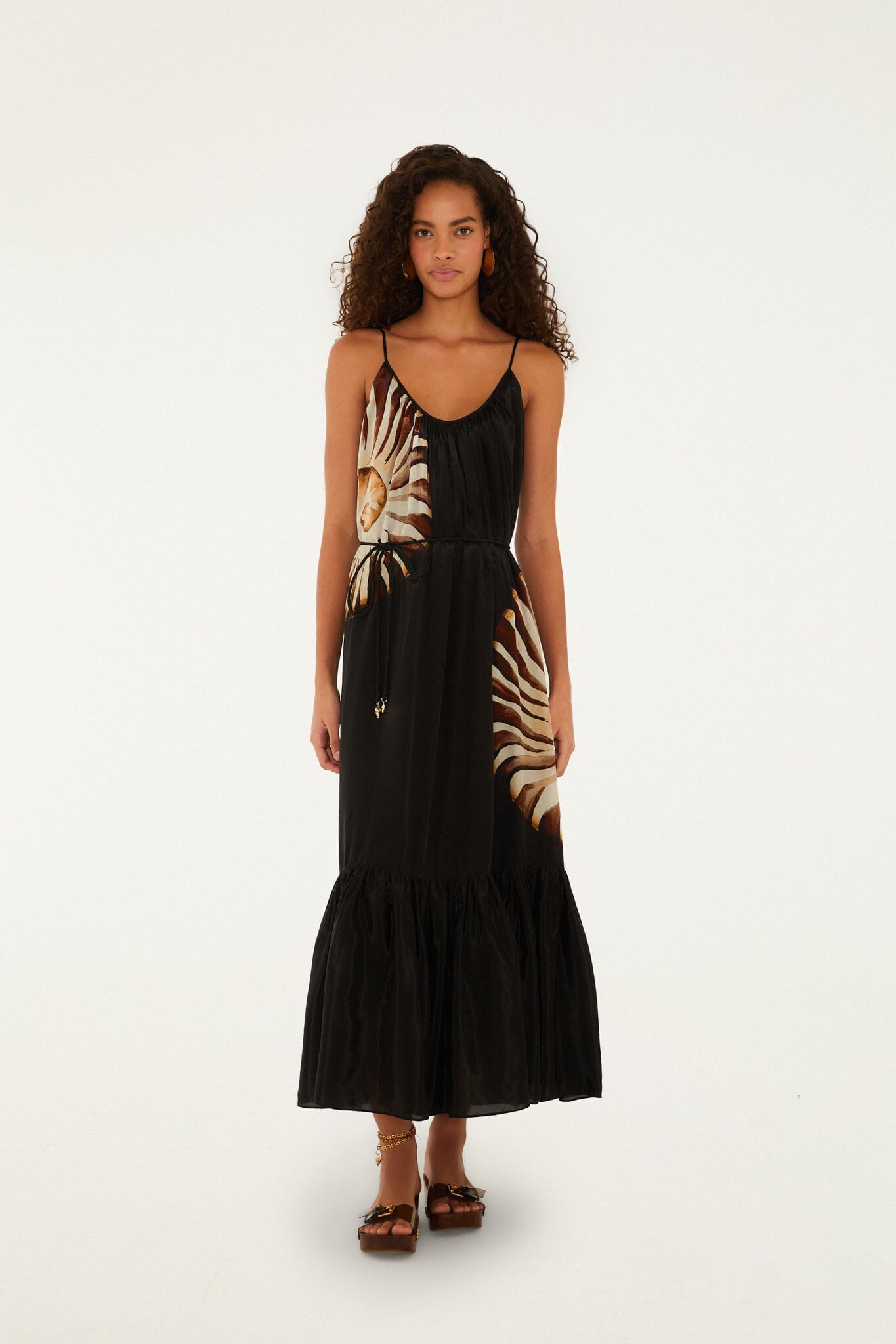 black maxi dress pockets Ammonite Belted Open Back Chiclily Women's Summer Maxi offering a sleek Sweetheart Party Dress Finish:Juniper