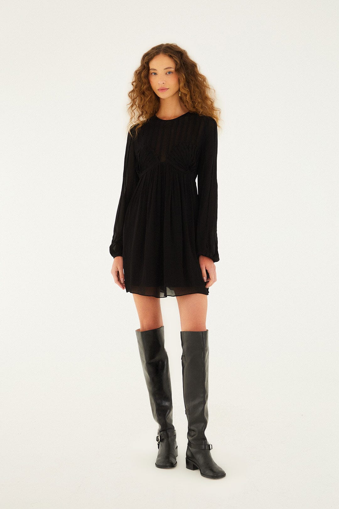 farm rio black mini dress FARM Rio Black Arabesque Mix Scarves Wrap Mini Dress, Arabesque Mix Scarves Black / XS main image 1