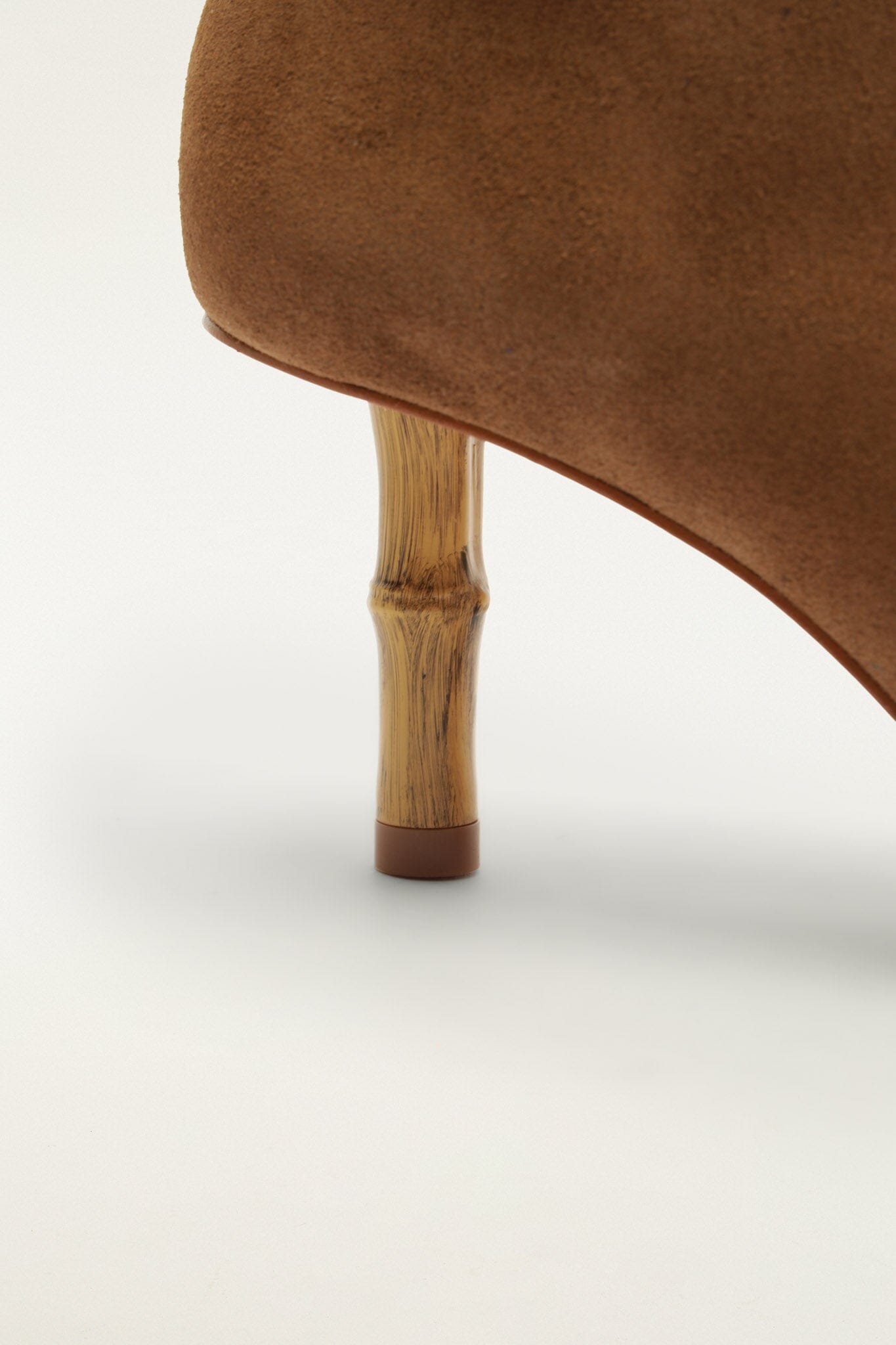 FARM Rio model wearing the Brown Suede Bamboo Bootie