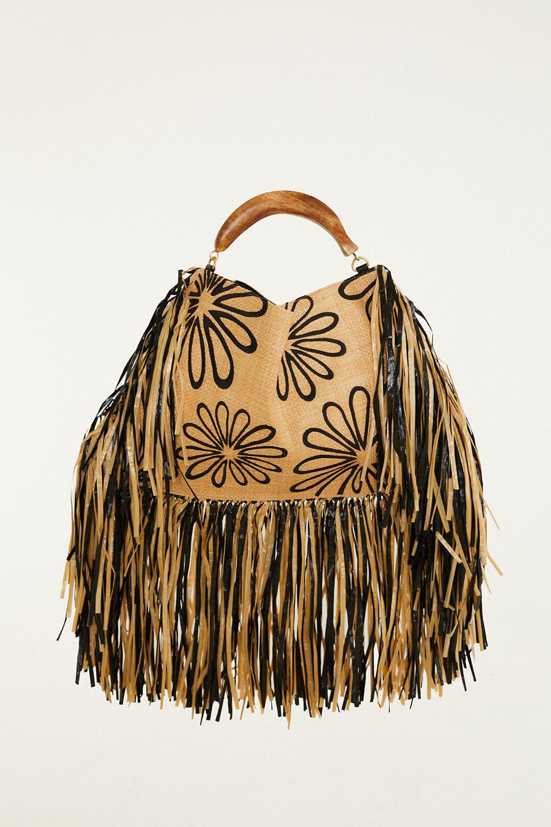 Fringed Raffia Mini Bag | FARM Rio