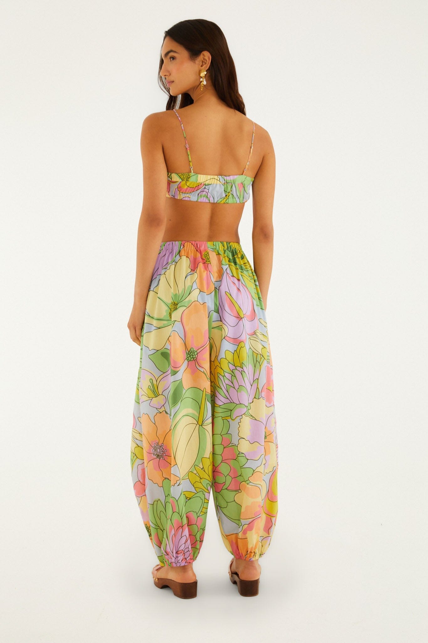 Multicolor Spring Affair Balloon Pants