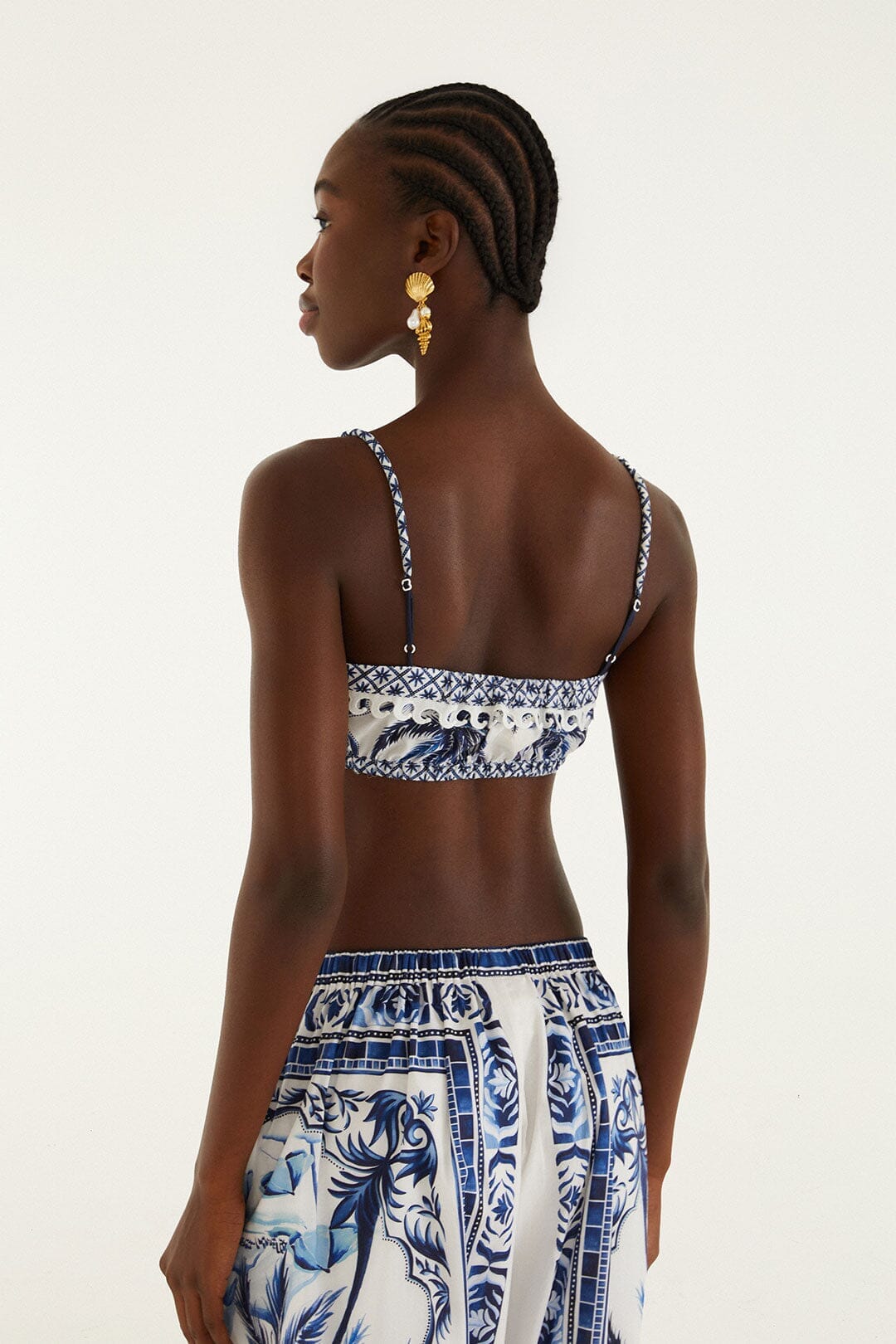 Off-White Wonderful City Organic Cotton Crop Top