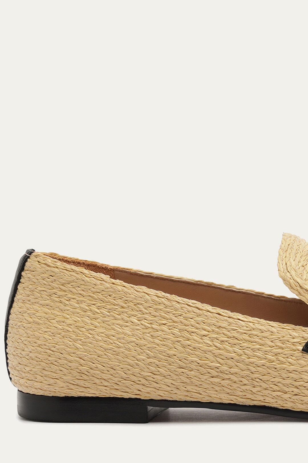 FARM Rio model wearing the Raffia Loafer