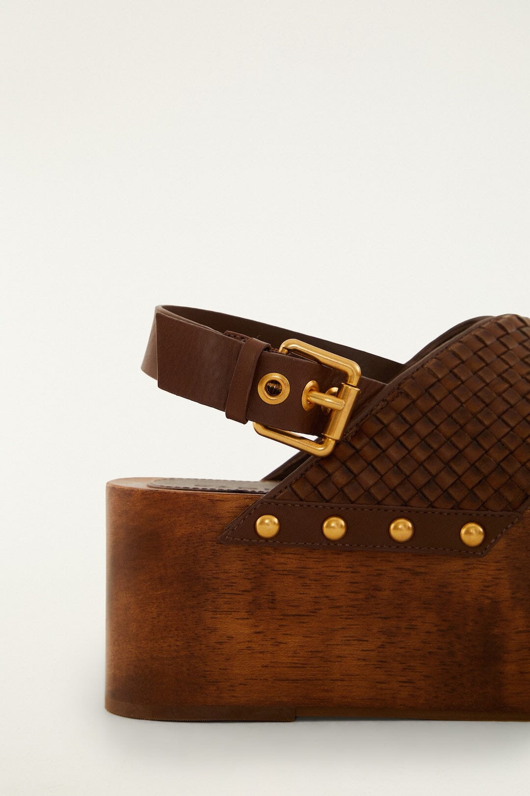 FARM Rio model wearing the Woven Platform Sandal