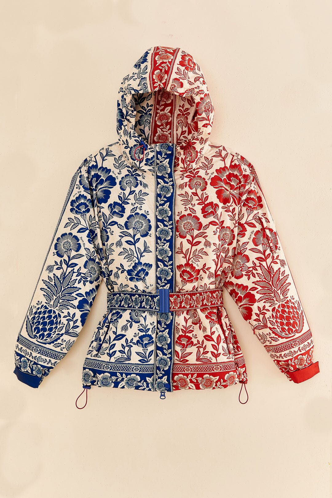 Mixed Pineapple Garden Ski Jacket