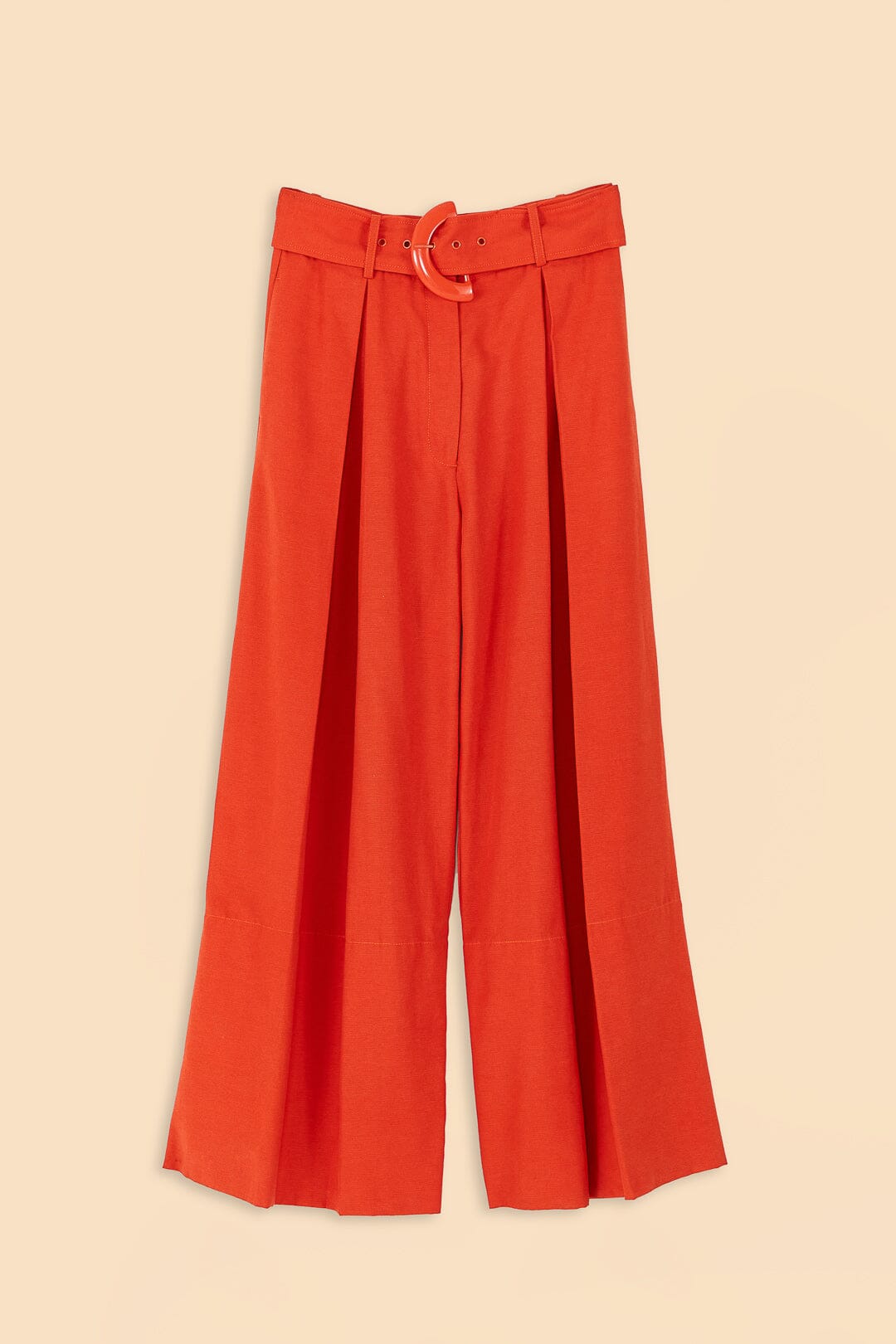 Orange Tailored Pants