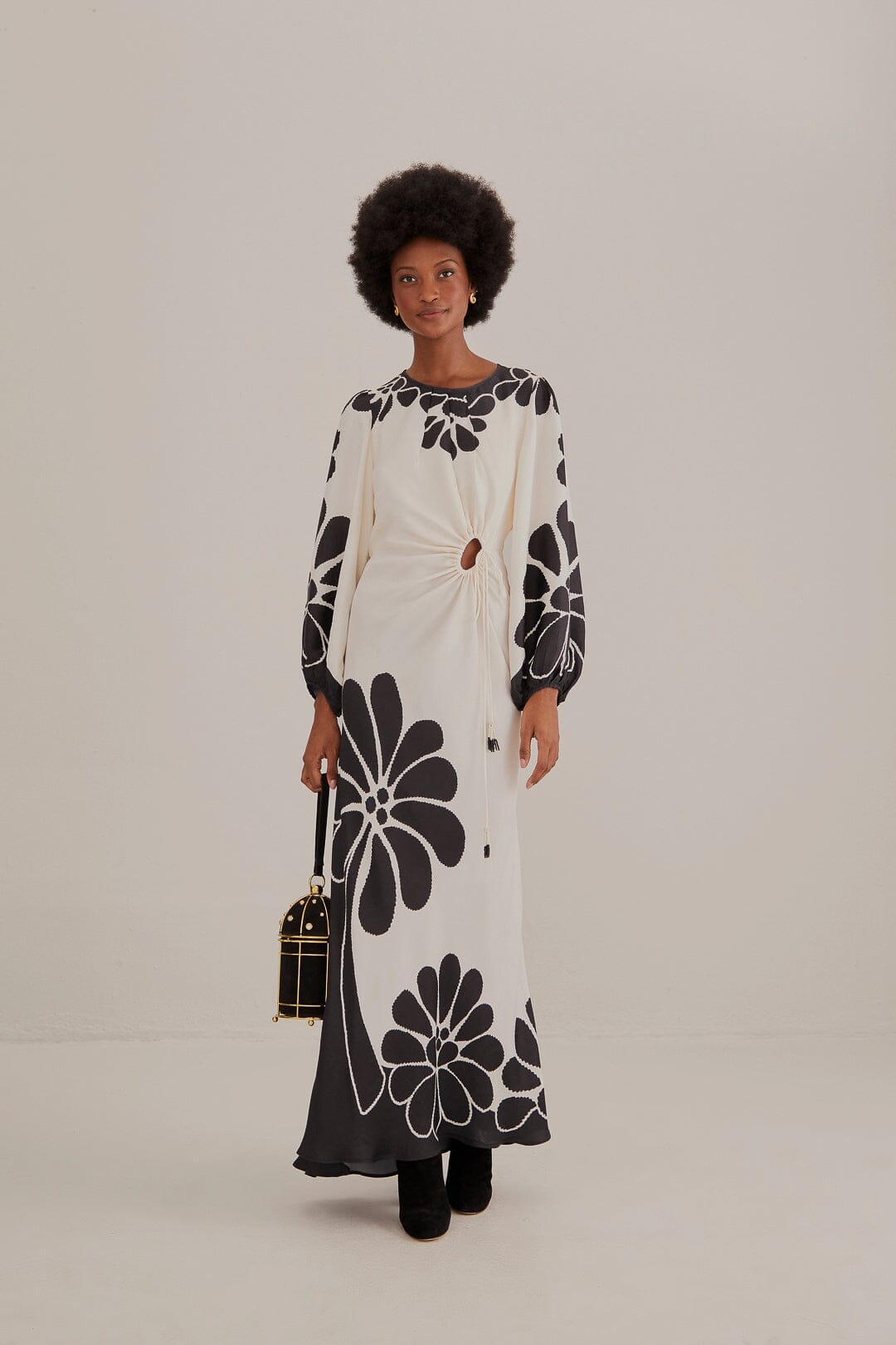 Black Palermo Cut Out Maxi Dress FARM Rio Black Palermo Cut Out Maxi Dress FARM Rio