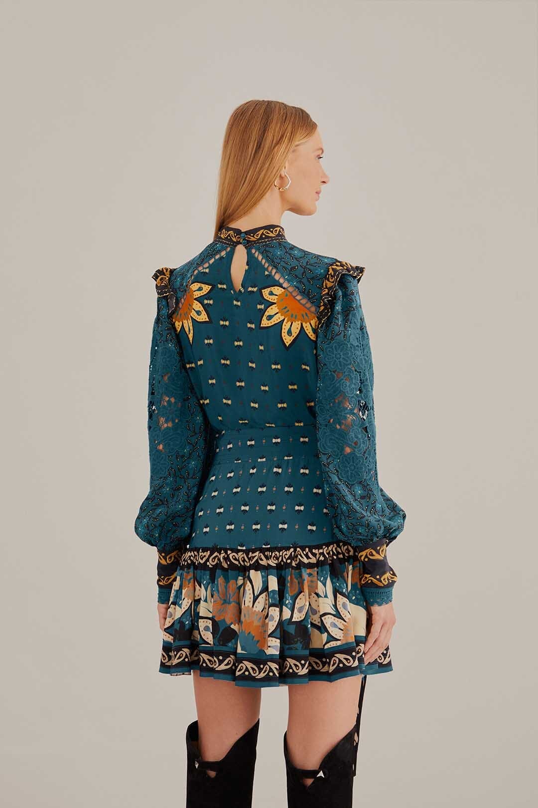 Minijupe bleue Ainika Chill