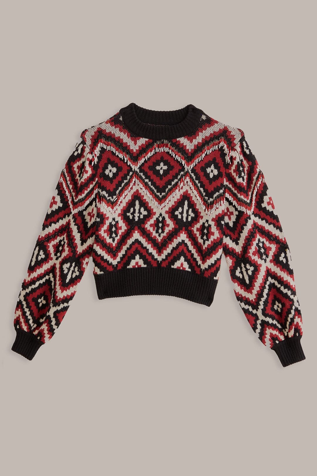 Pull en tricot perlé Rauti