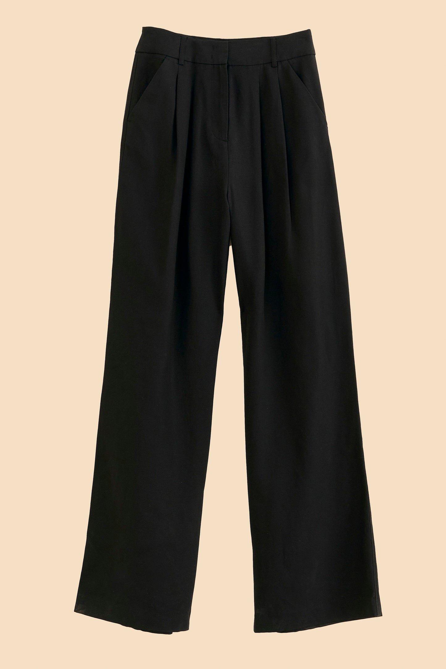 Pantalon taille basse noir