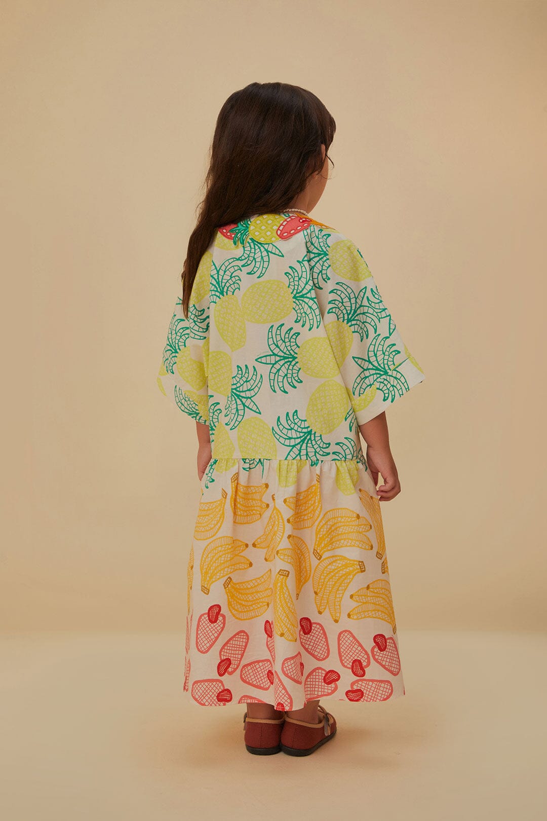 Robe Enfant Fruits Tropicaux