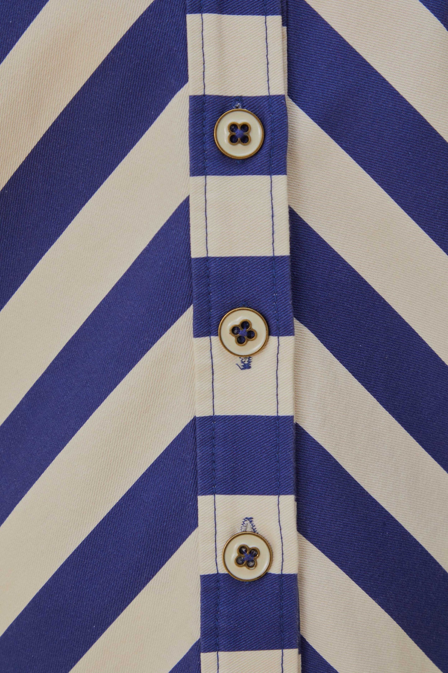 Blue Striped Long Sleeve Shirt