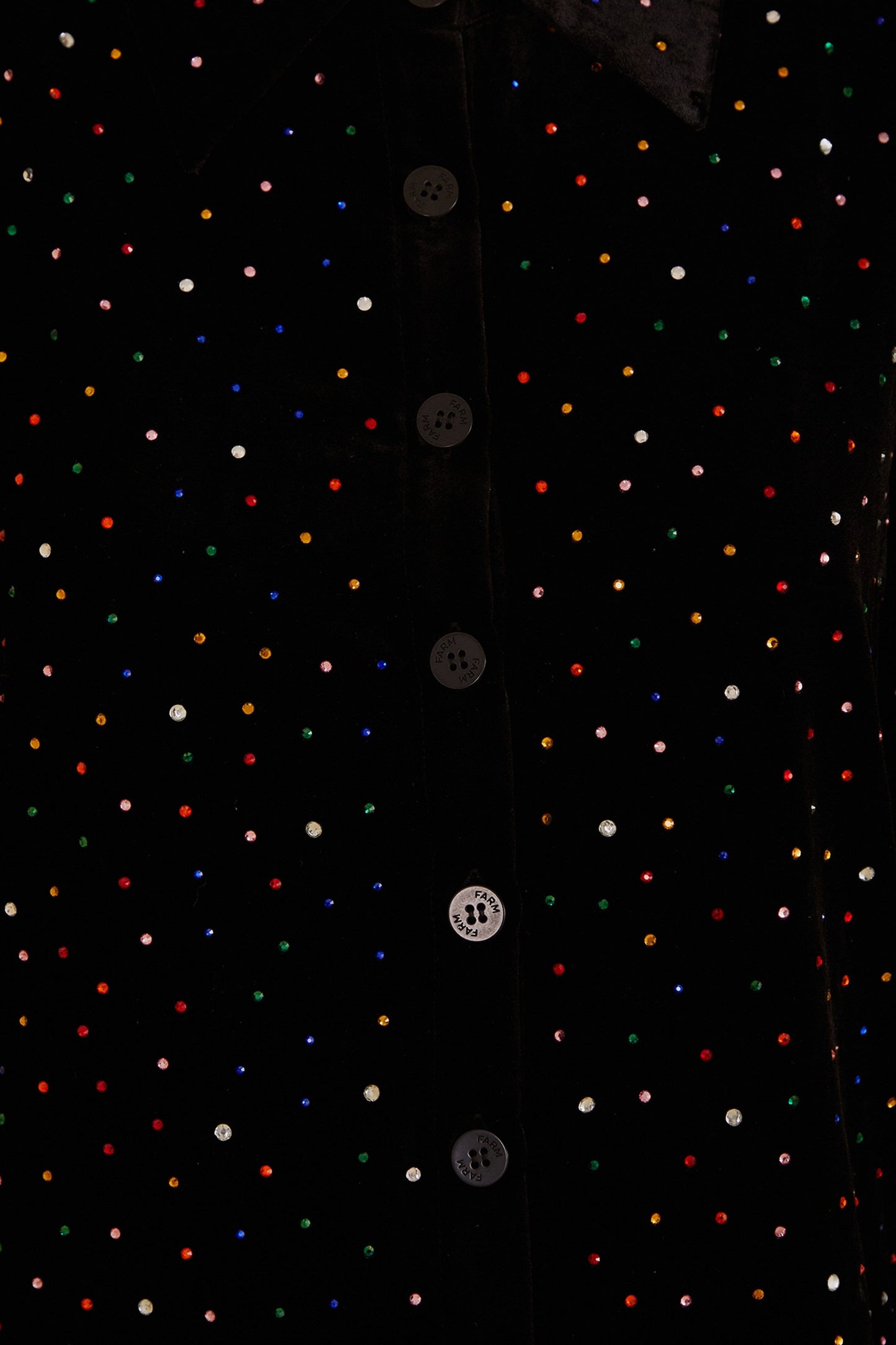 Pantalon en velours noir