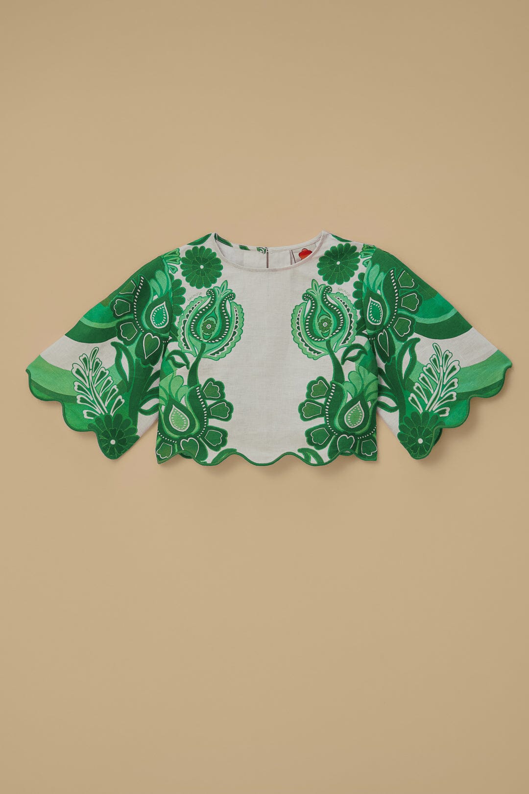 Green Color Festival Euroflax™ Blouse