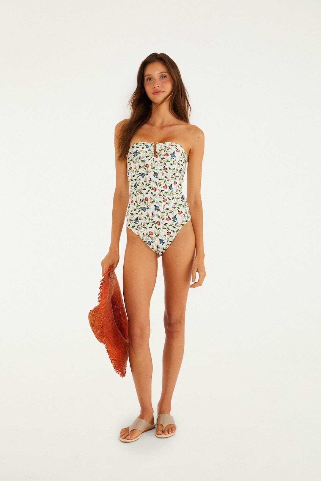 Bandeau une pièce Off-White à coutures style jardin